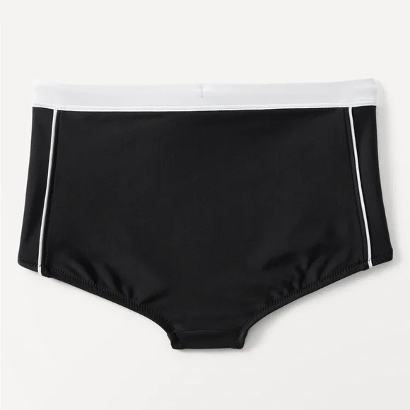 NWT Athleta Girl Reversible High Rise Bikini top & Swim Shortie Size XL/14.